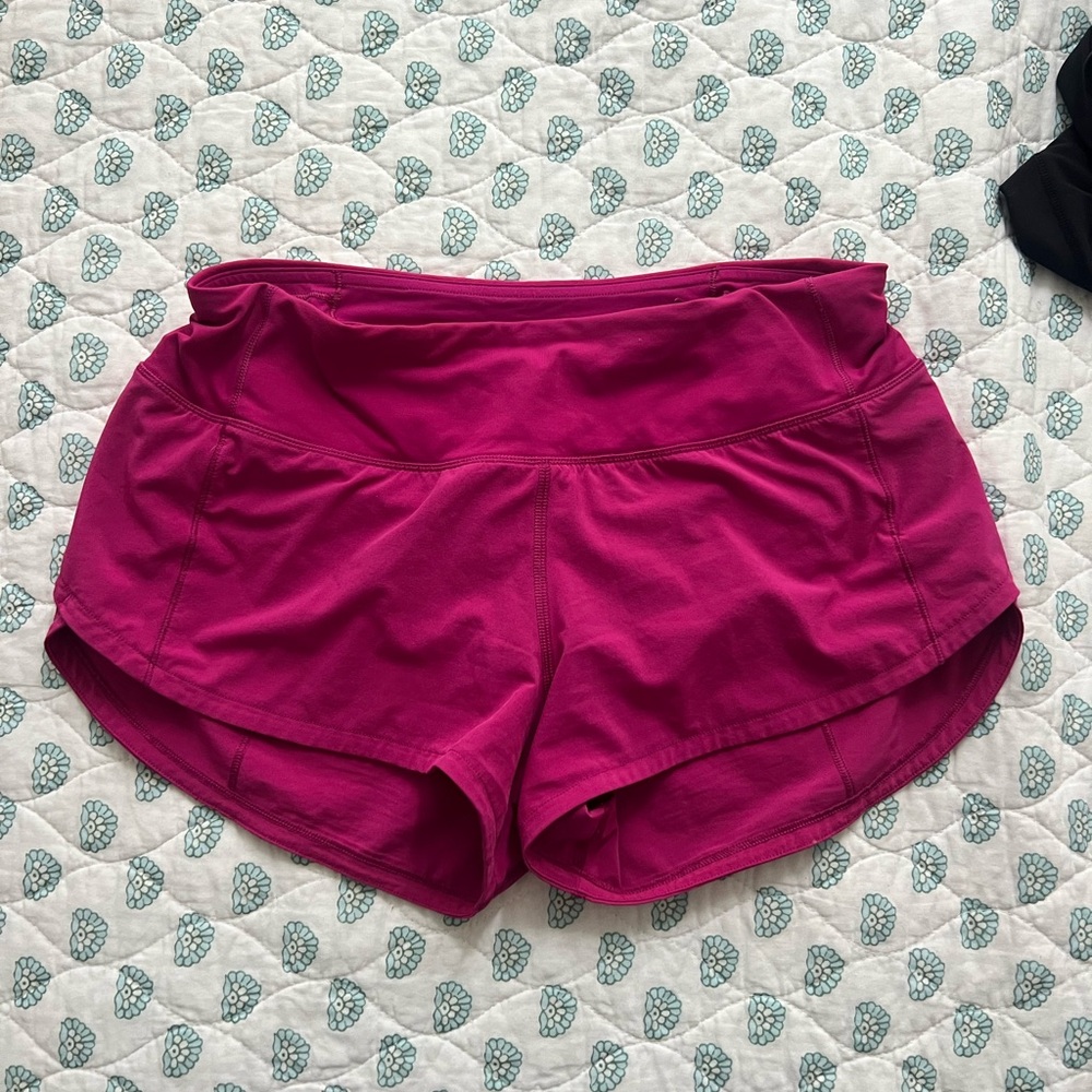 Lululemon Athletica Pink Athletic Shorts Lightweight Stretchy